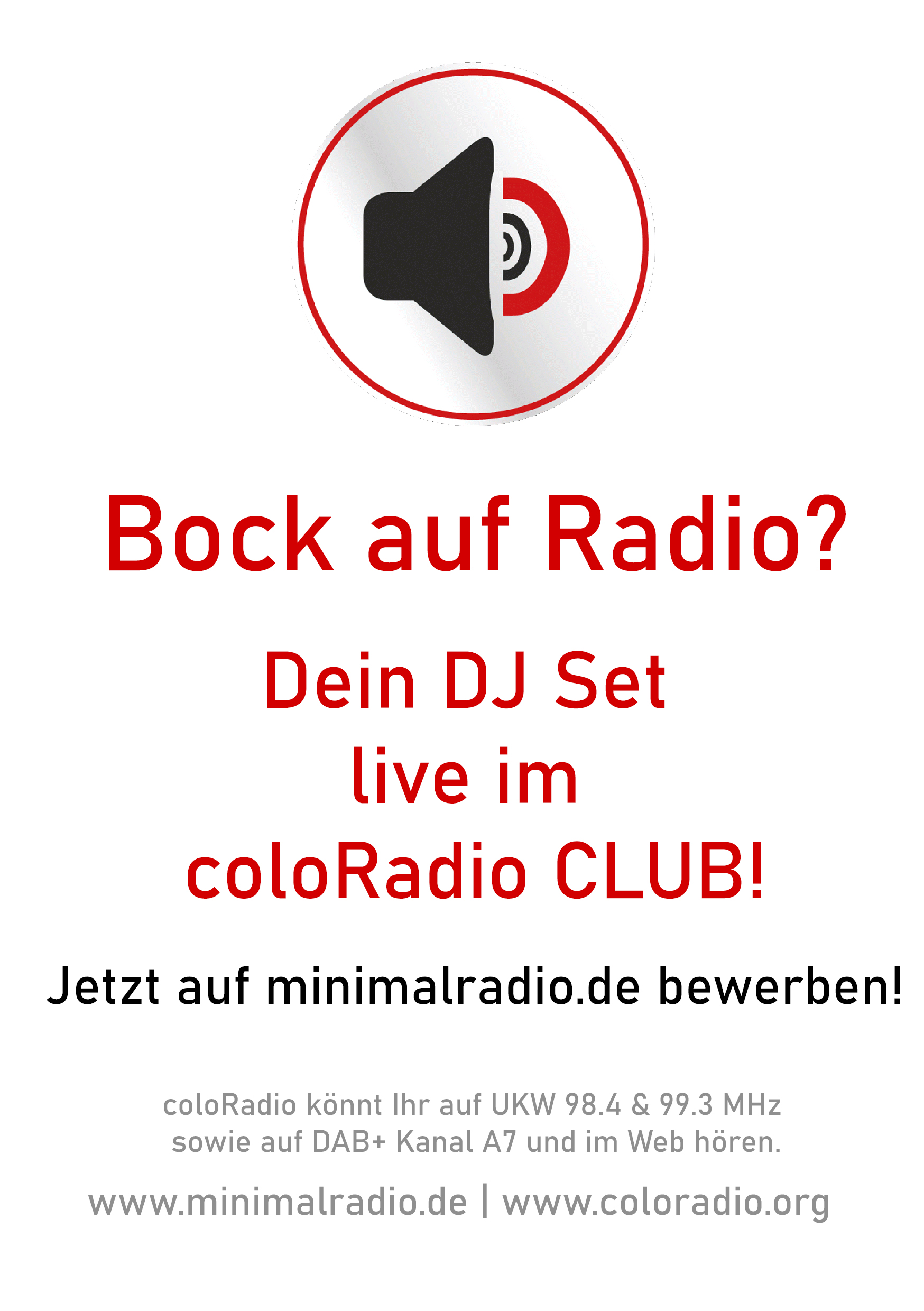 DJ Bewerbung coloRadio CLUB
