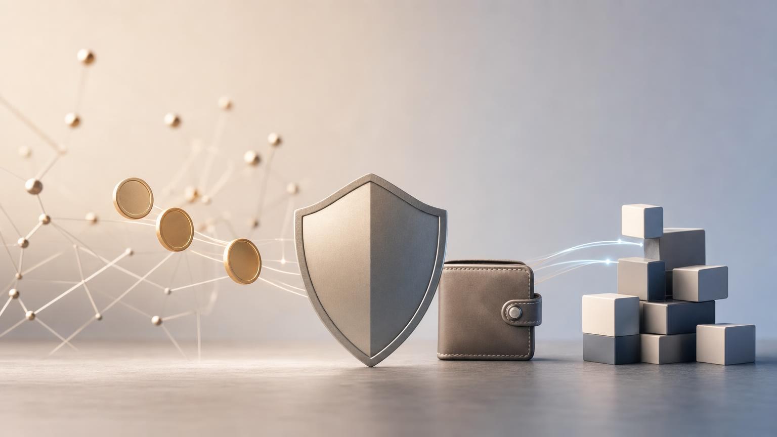 Freelancer prüft auf einem Laptop eine Krypto-Zahlung, Wallet-Adresse, Netzwerk und Transaktionsdaten vor dem Umtausch